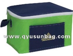 80gsm non woven mini six pack insulated cooler bag for promo